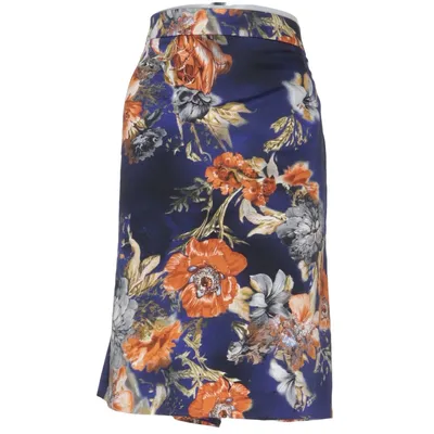 Kjol (Blå, Orange, Flerfärgad) från Promiss Bomull, Elastan, Polyester