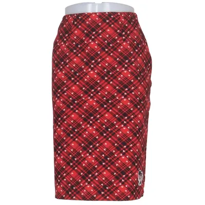 Jupe (Rouge, Noir) de Pussy Deluxe Élasthane, Polyester, Viscose