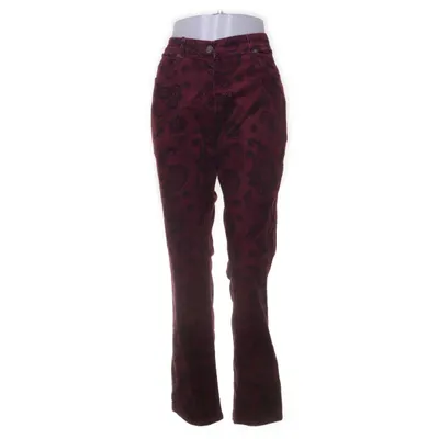 Corduroy broek (Lila, Zwart) van Gina Benotti Katoen, Elastaan