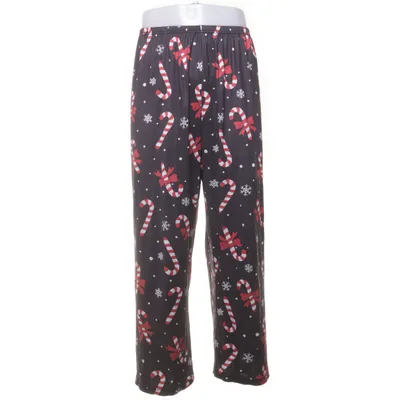Pajama pants (Black, Red, White) Polyester, Elastane