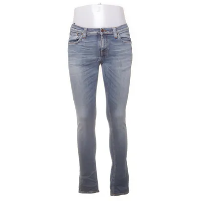 Spijkerbroek (Blauw) van Nudie Jeans Organisch katoen, Elastaan
