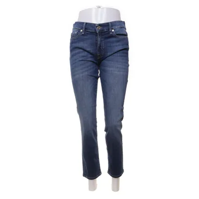 Spijkerbroek (Blauw) van 7 for All Mankind Katoen, Elastaan, Polyester