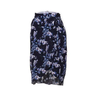 Slå om-nederdel (Blå, Flerfarvet) fra Oasis Polyester, Viscose