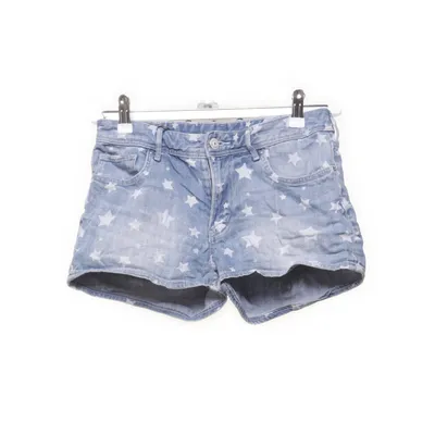 Jeansshorts (Blå, Vit) från &Denim by H&M Bomull, Elastan, Polyester