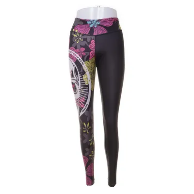 Leggings (Zwart, Meerkleurig) van Northern Spirit Elastaan, Polyamide
