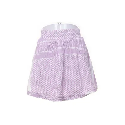 Skirt (White, Purple) from Cecilie Copenhagen Cotton