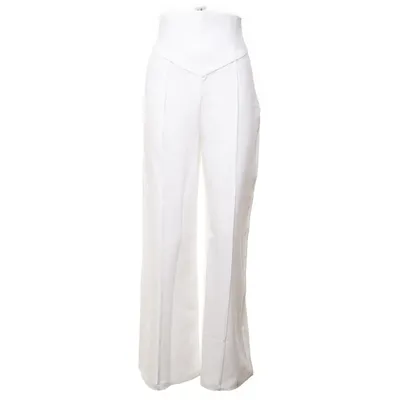 Palazzo pants (White) from Cider Elastane, Polyester