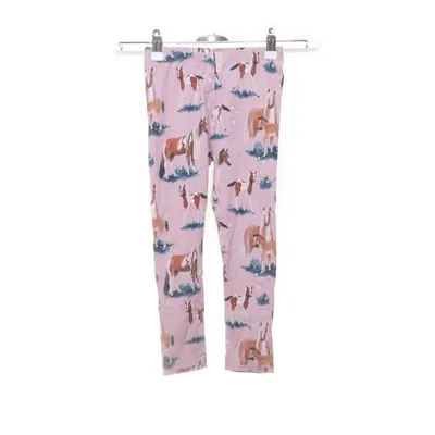 Leggings (Roze, Meerkleurig) van Walkiddy Katoen, Elastaan