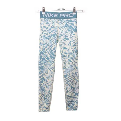 Sports tights (Turquoise, Multicolored) from Nike Elastane, Polyester