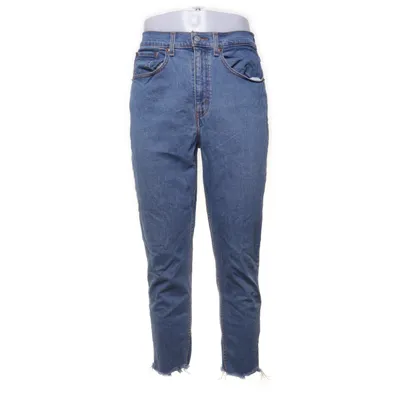 Jeans (Blå) från Mom Jean Bomull, Elastan