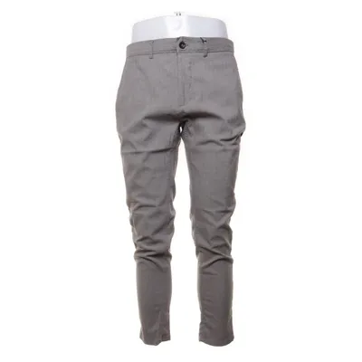 Pantalon de costume (Gris, Beige) de Zara Élasthane, Polyester, Viscose