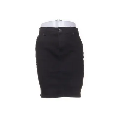 Jeanskjol (Svart) från Amisu Bomull, Elastan