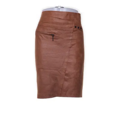 Kjol (Brun) från One Two & Luxzuz Polyester, Elastan, Viskos