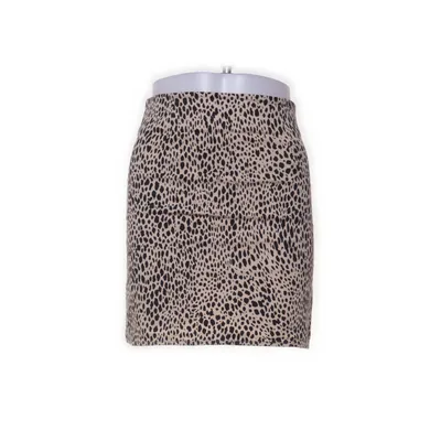Skirt (Black, Beige) from Brandy Melville Cotton, Elastane