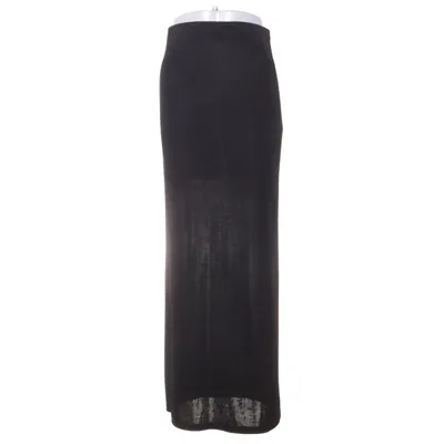Maxi rok (Zwart) van Gina Tricot Elastaan, Polyester