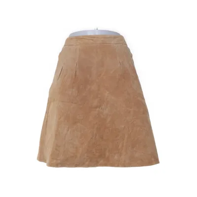 Läderkjol (Beige) från Nümph Skinn, Polyester