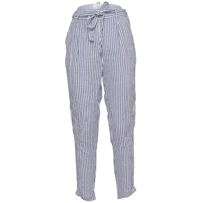 Pants (Blue, White) from Forever 21 Cotton, Polyester