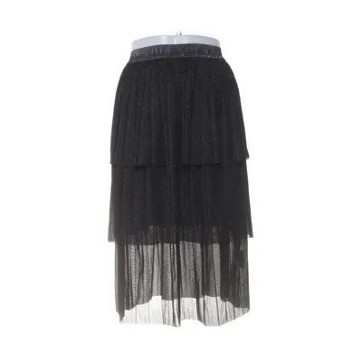 Maxi rok (Zwart) van Zara Collection Elastaan, Metallvezel, Polyester