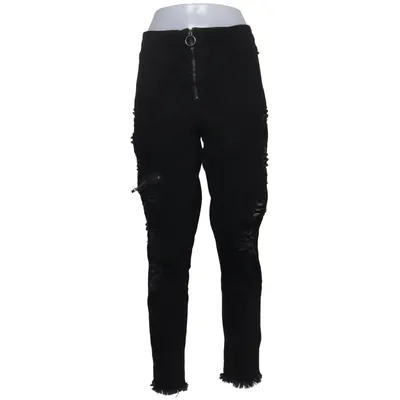 Jeans (Black) from Killstar Cotton, Elastane, Polyester