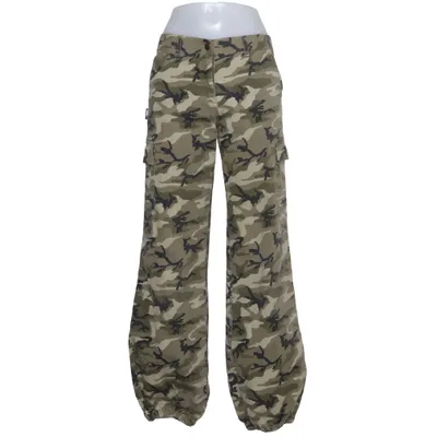 Cargobyxor (Grön, Flerfärgad) från Pomme Carre Bomull, Elastan