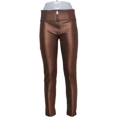 Leggings (Brown) from Freddy Elastane, Polyester