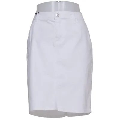 Jupe en jean (Blanc) de Vero Moda Denim Coton, Élasthane, Polyester