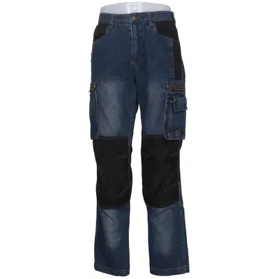Arbejdsbukser (Blå, Sort) fra Bluewear Bomuld