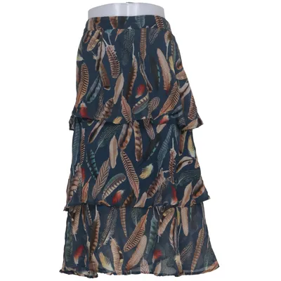 Rok (Blauw, Meerkleurig) van Dea Kudibal Zijde
