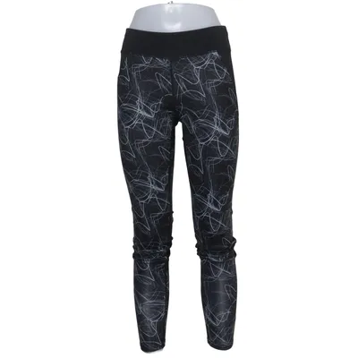Træningsleggings (Sort, Hvid) fra DeVal Woman Elastan, Polyester
