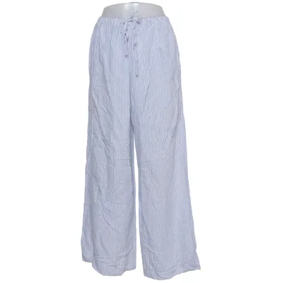 Pyjama broek (Blauw, Wit) van Bershka Linnen, Viscose