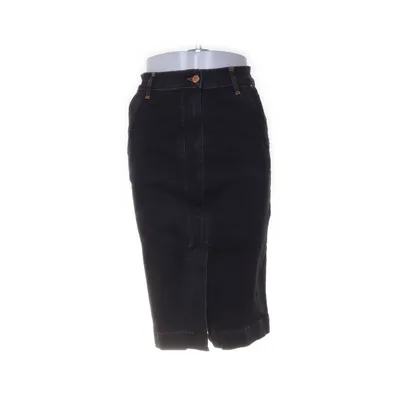 Jupe en jean (Noir) de Blanche Coton biologique, Élasthane