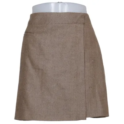 Nederdel (Brun) fra Massimo Dutti Woman Uld