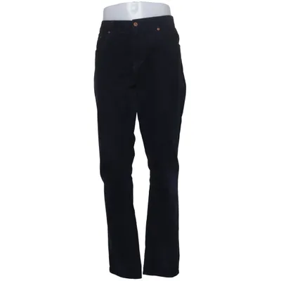 Corduroy broek (Blauw) van Bowery Katoen, Elastaan