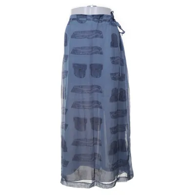 Maxi skirt (Blue, Multicolored) from La Strada Viscose, Polyamide