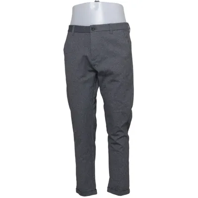 Kostuumbroek (Grijs) van Lindbergh White Elastaan, Polyester, Viscose