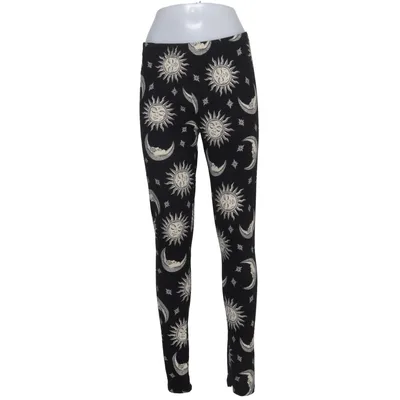 Leggings (Black, Beige) from Gothicana by EMP Elastane, Polyester