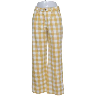 Pants (Yellow, White) from Karl Kani Cotton