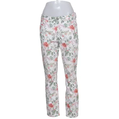 Chinos (Wit, Meerkleurig) van Bonita Katoen, Elastaan, Polyester