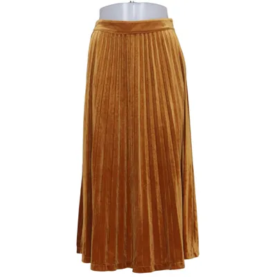Maxi skirt (Brown) from Just Elastane, Polyester