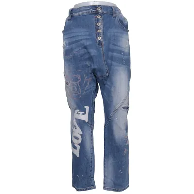 Jeans (Blå, Flerfärgad) från Sexy Woman Bomull, Elastan, Viskos