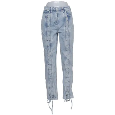 Jeans (Lace Up Jeans Light Blue) från Most Wanted Bomull