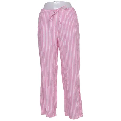 Pants (Pink, White) from Gina Tricot Cotton, Linen