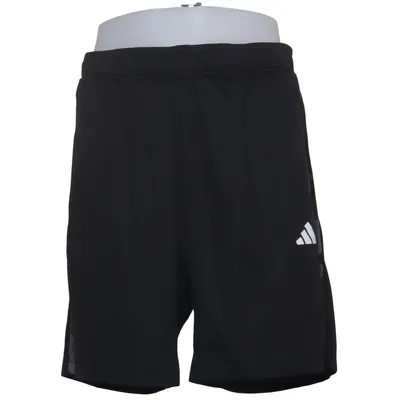 Short de sport (Noir, Gris) de Adidas Élasthane, Polyester recyclé