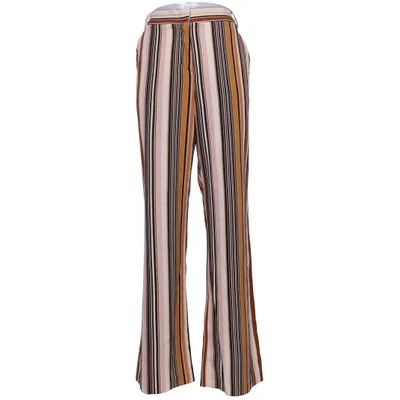 Pantalon patte d'éléphant (Marron, Blanc, Multicolore) de Caroline Biss Élasthane, Polyester