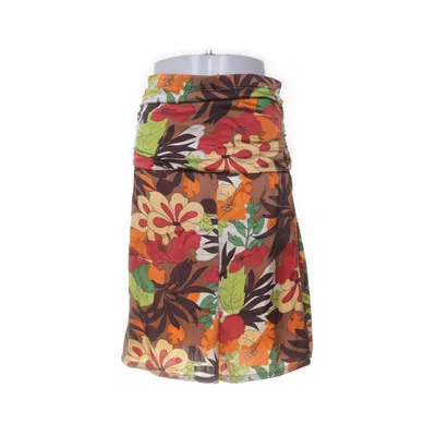 Skirt (Red, Multicolored) from Tone Barker Silk