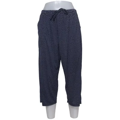 Driekwart broek (Blauw, Wit) van Le Tyna Katoen, Polyester