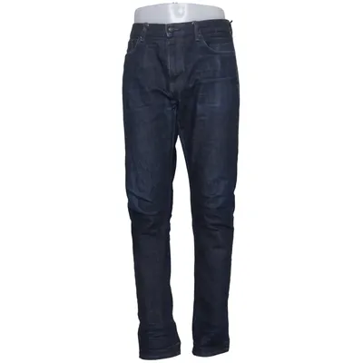 Spijkerbroek (Blauw) van Uniqlo Jeans Katoen, Elastaan, Polyester