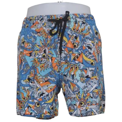 Shorts de bain (Bleu, Multicolore) de 69Slam Élasthane, Polyester