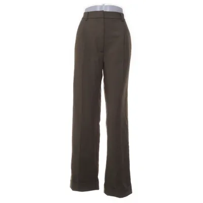 Chinos (Grön) från Hanna Schönberg x NA-KD Elastan, Polyester, Viskos