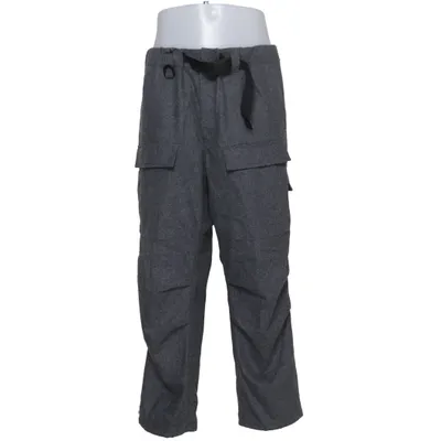 Cargo broek (Grijs) van Y-3 Yohji Yamamoto x Adidas Katoen, Polyester, Wol